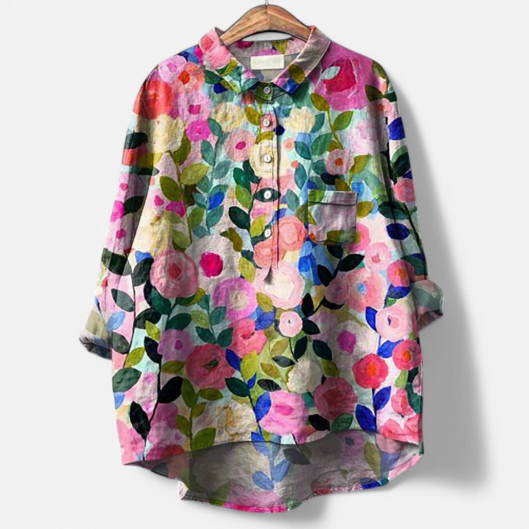 Kiara | Elegant bluse med blomsterprint