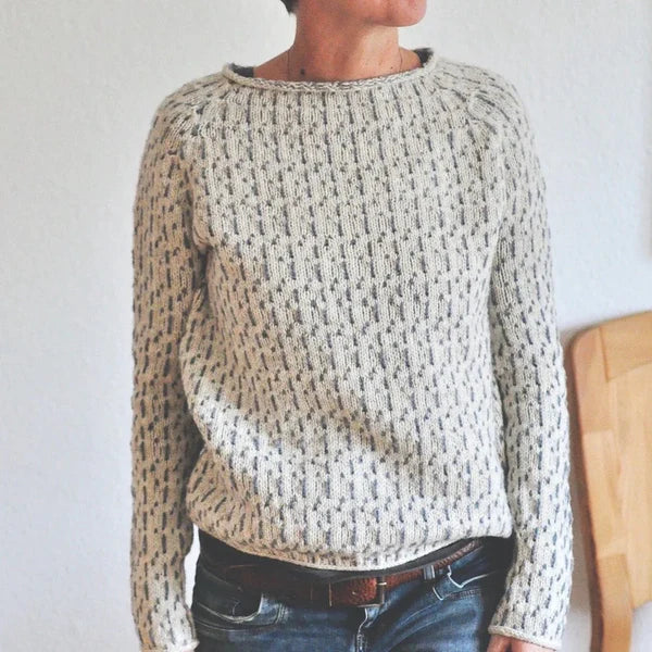 Amanda - Tætstrikket sweater