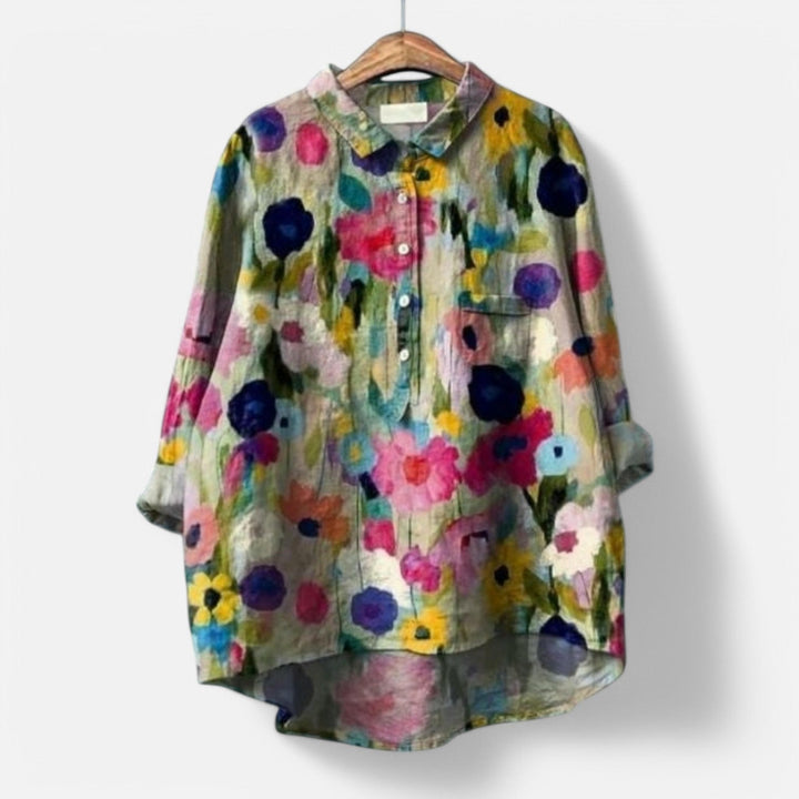 Kiara | Elegant bluse med blomsterprint