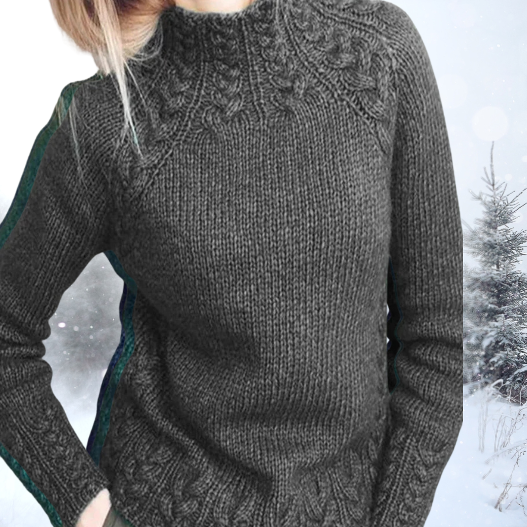 Rossy - Elegant rullekravesweater