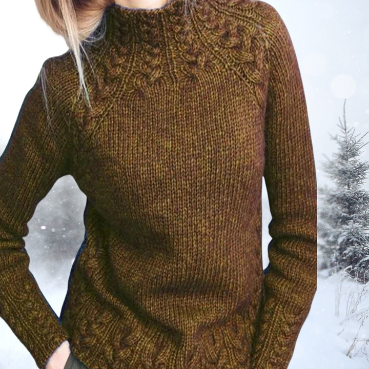 Rossy - Elegant rullekravesweater