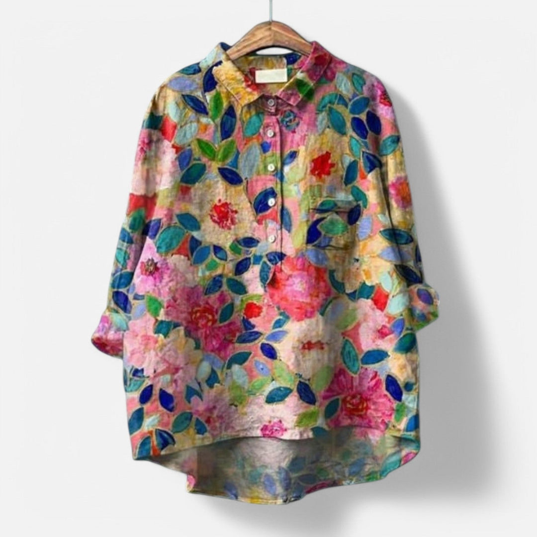 Kiara | Elegant bluse med blomsterprint