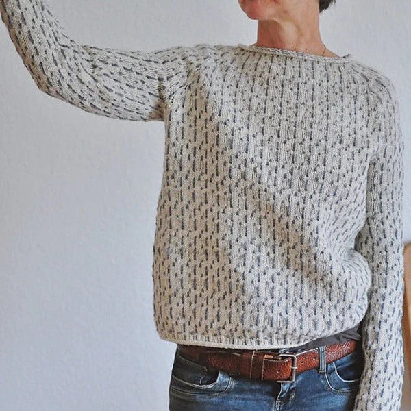 Amanda - Tætstrikket sweater